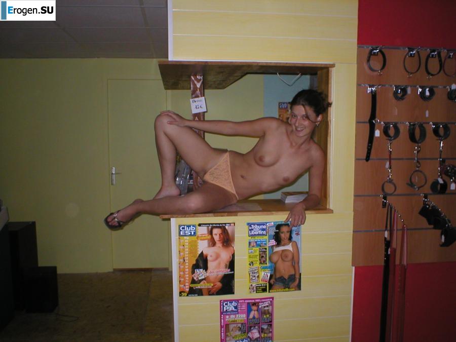 In a sex shop. Part 3. Slide 25