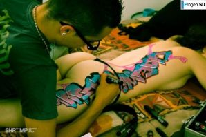Graffiti on Girls. Part 2. Thumb 10