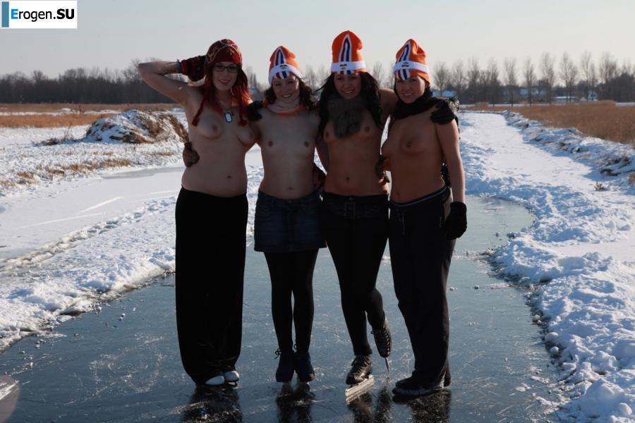 Dutch nudists in winter. Part 3. Photo 29