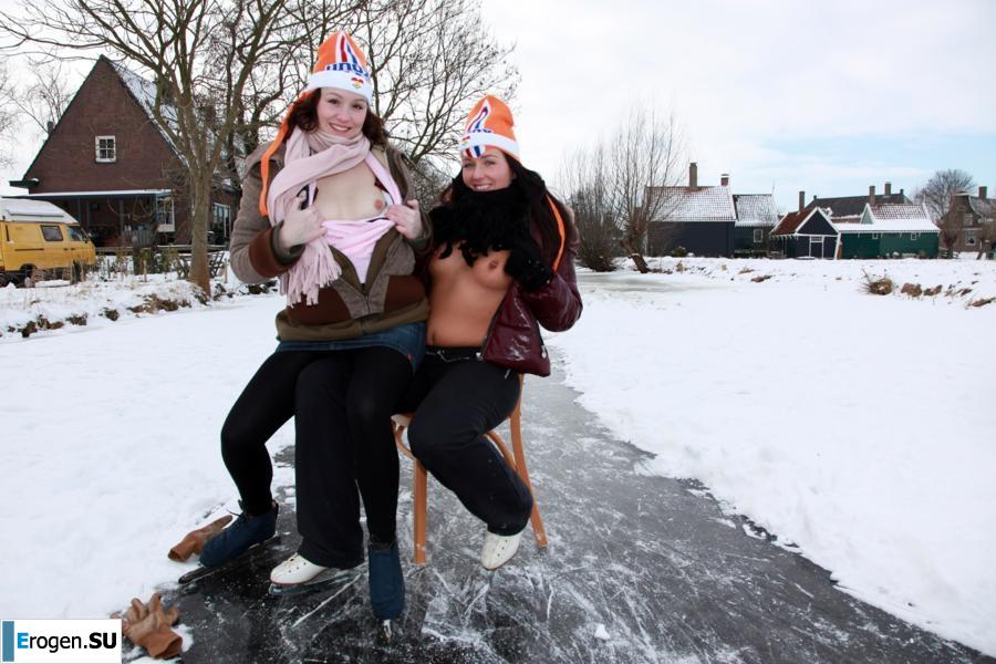 Dutch nudists in winter. Part 3. Photo 6