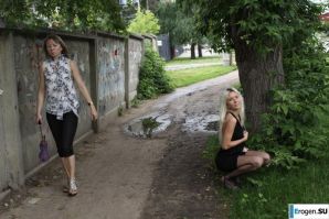 Nastya from Samara walks around the city and shows herself. Part 10. Thumb 21