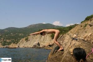 Lesbian Photoshoot on a Rocky Island. Part 3. Thumb 5