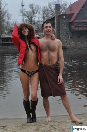 Ukrainian nudists in winter. Thumb 18