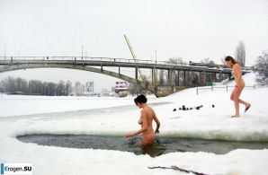 Украинские нудисты зимой. Часть 3. Эскиз 36