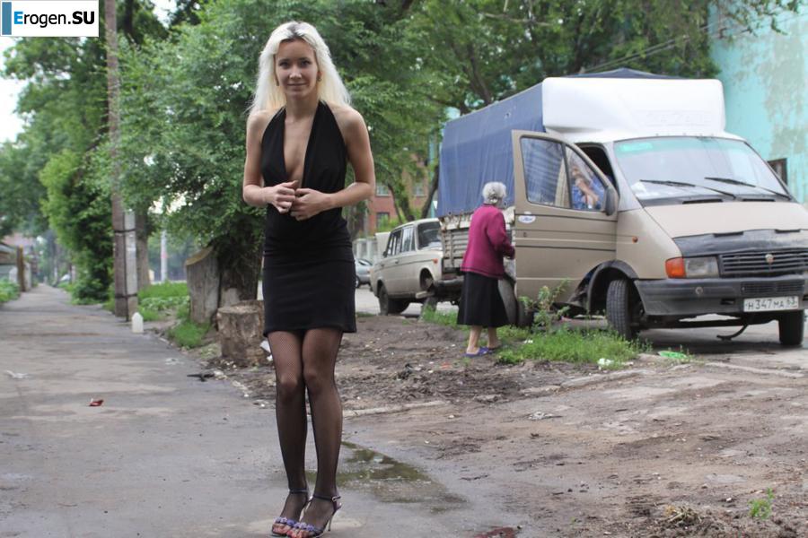 Nastya from Samara walks around the city and shows herself. Part 19. Slide 10