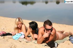 Three nudists on the riverbank. Part 5. Thumb 53