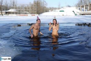 Ukrainian nudists in winter. Part 5. Thumb 30