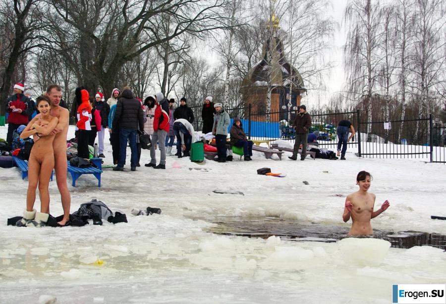 Украинские нудисты зимой. Часть 6. Фото 5