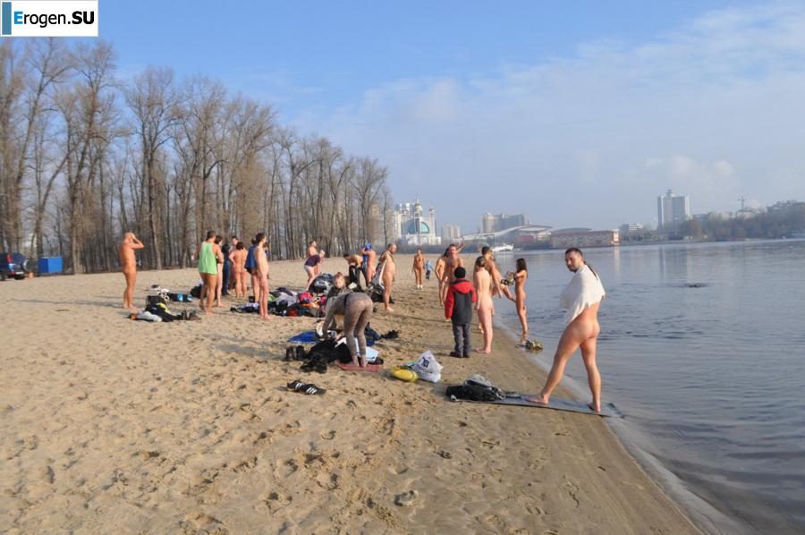 Украинские нудисты зимой. Часть 6. Фото 8