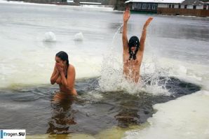 Ukrainian nudists in winter. Part 6. Thumb 20