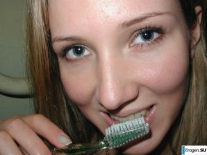 naked with a toothbrush. Thumb 22