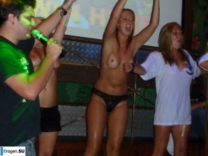competition of wet t-shirts in a night club. Part 2. Thumb 17
