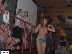 competition of wet t-shirts in a night club. Part 2. Thumb 39