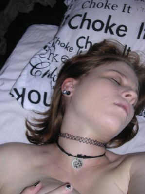 Young passionate informal woman touches herself for the nipples and ends from this. Thumb 6