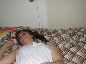 A girl with large breasts poses in clothes and then undresses. Part 2. Thumb 45