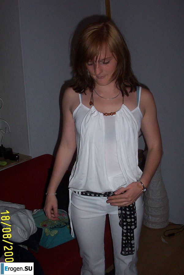 Student took off her panties and showed her wet labia. Slide 40