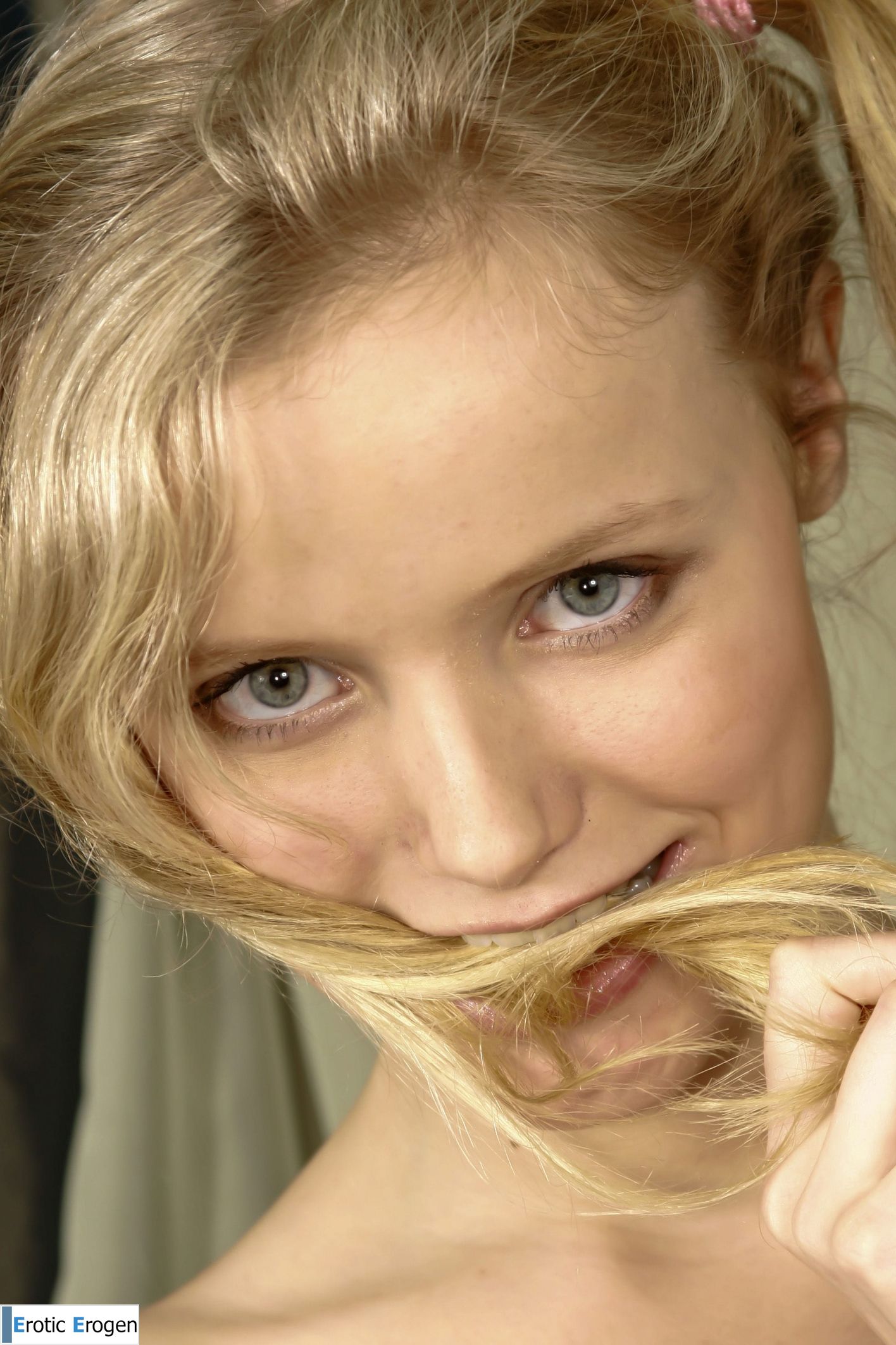 Yana F in Sexy Blonde Pig Tails. Picture 21